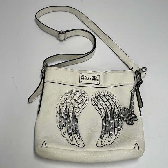 Miss Me Handbags - MISS ME FAUX LEATHER CROSSBODY BAG